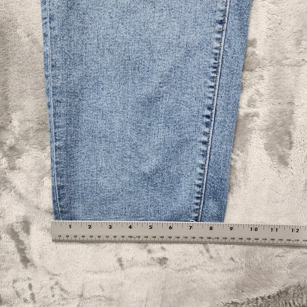 Lands End Jeans Womens 22W‎ Blue Recover High Rise Straight Ankle Crop Raw Hem